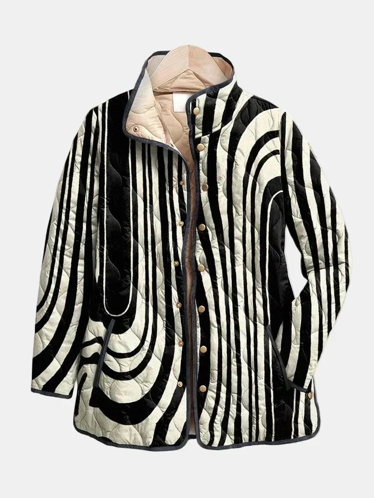 Soraya Abstract Quilted Jacket