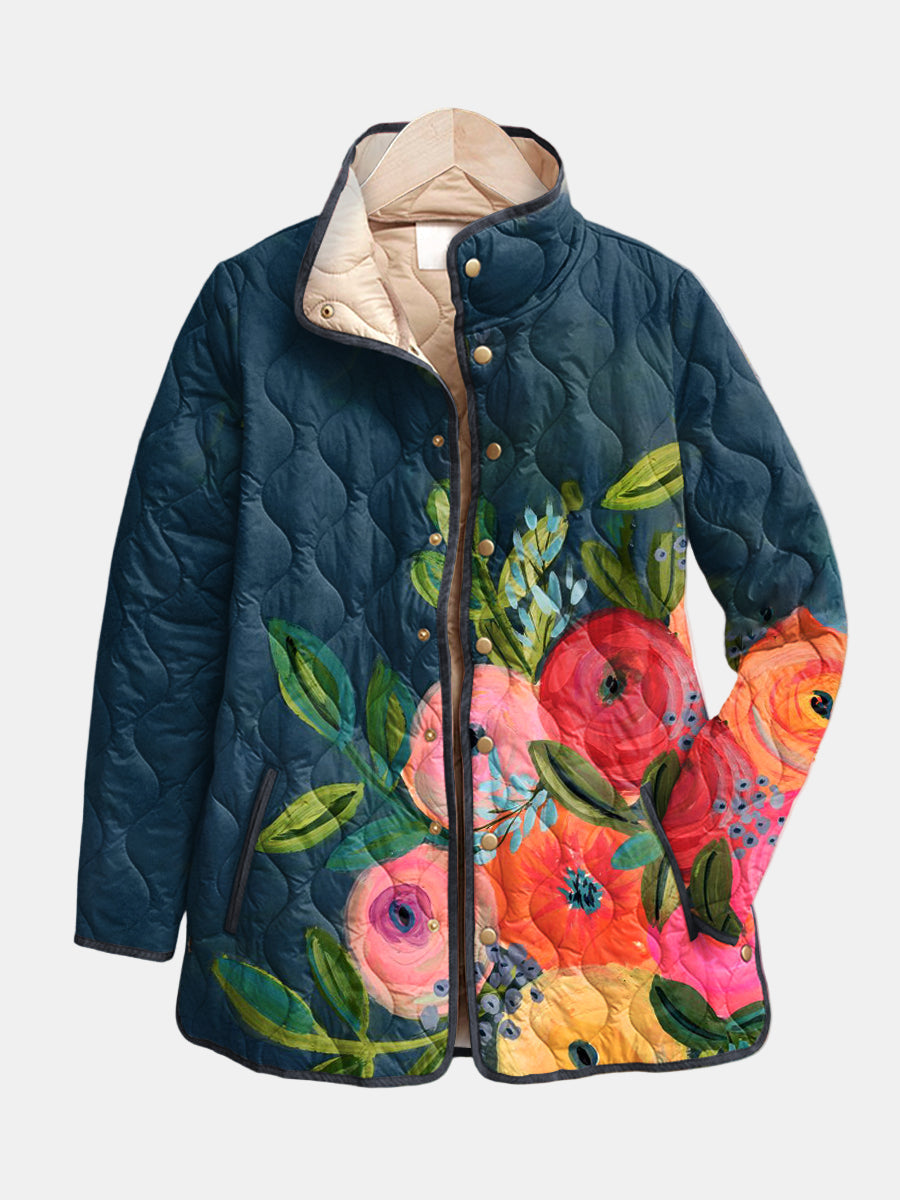 Amaya Floral Quilted Jacket