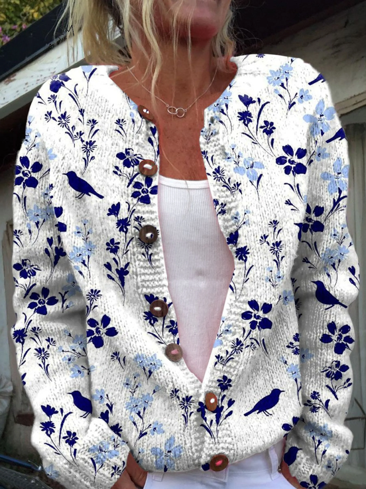 Nora Floral Button Cardigan