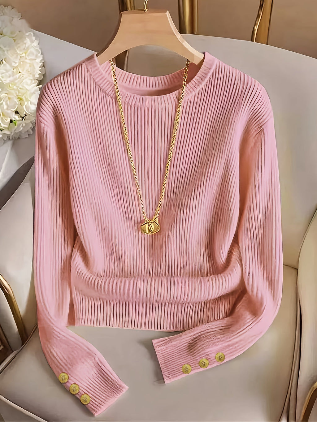 Adelaide Ribbed Knit Sweater