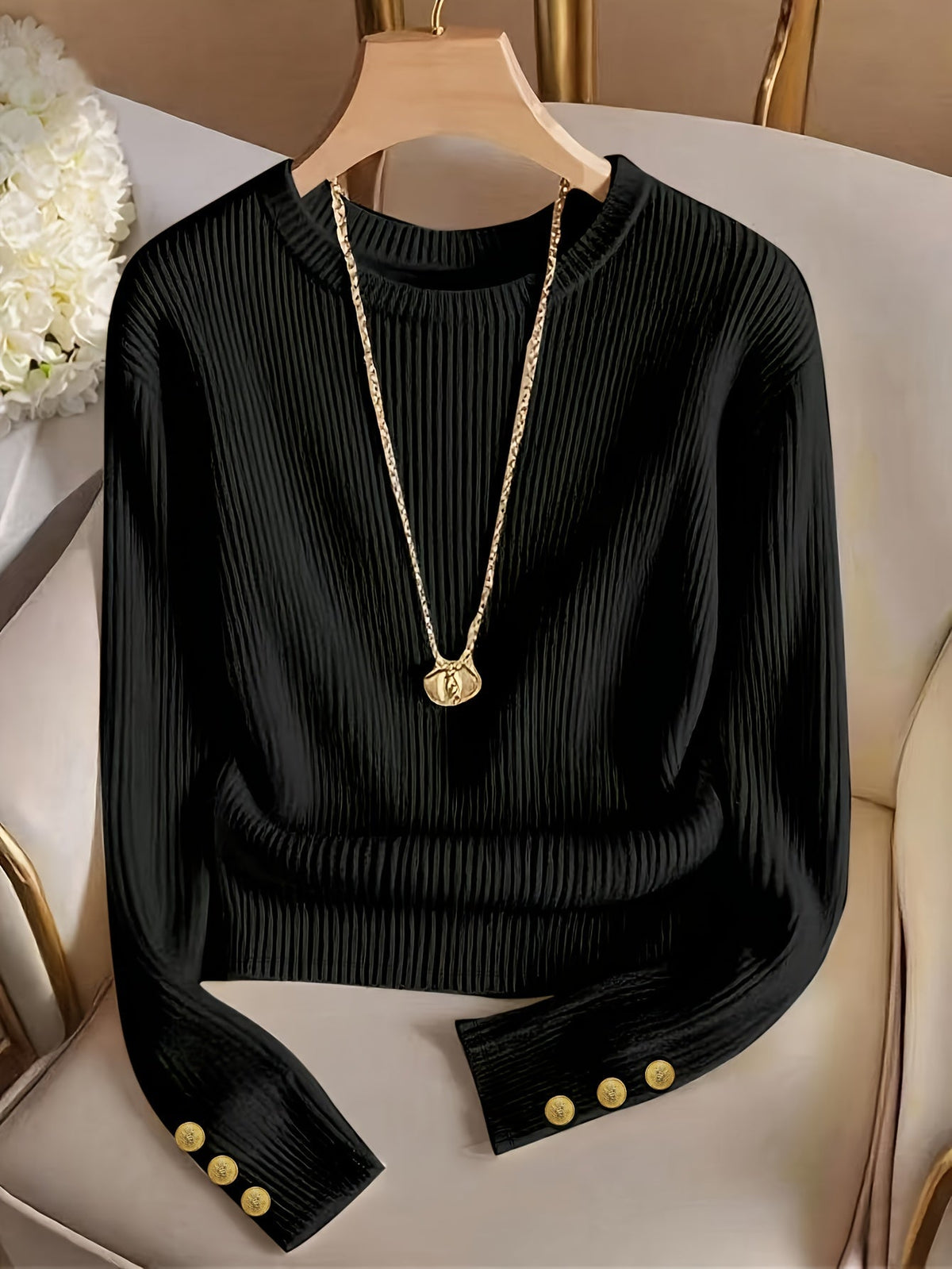 Adelaide Ribbed Knit Sweater