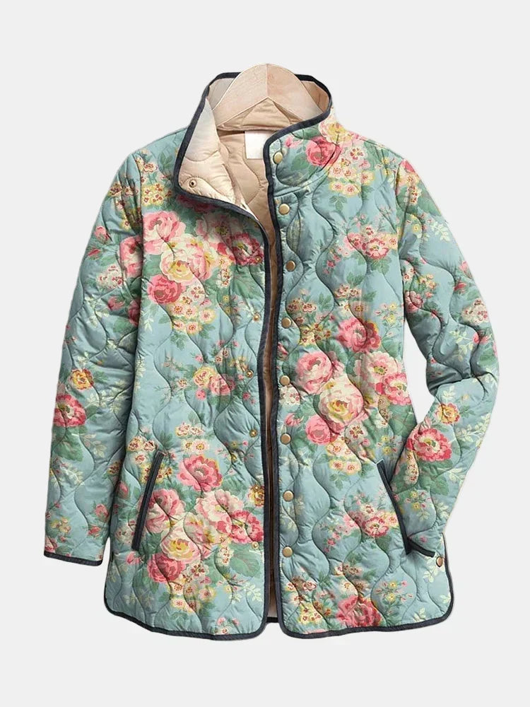 Elara Quilted Floral Jacket
