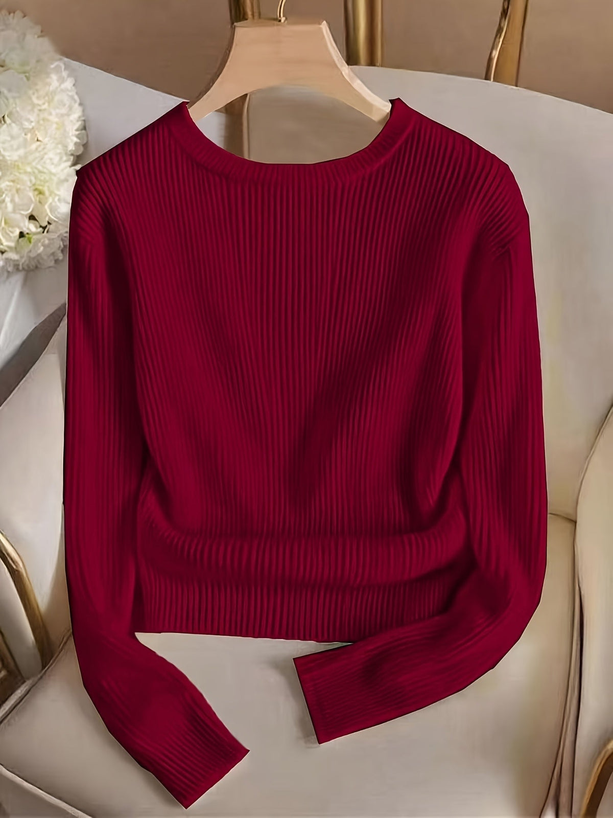 Adelaide Ribbed Knit Sweater