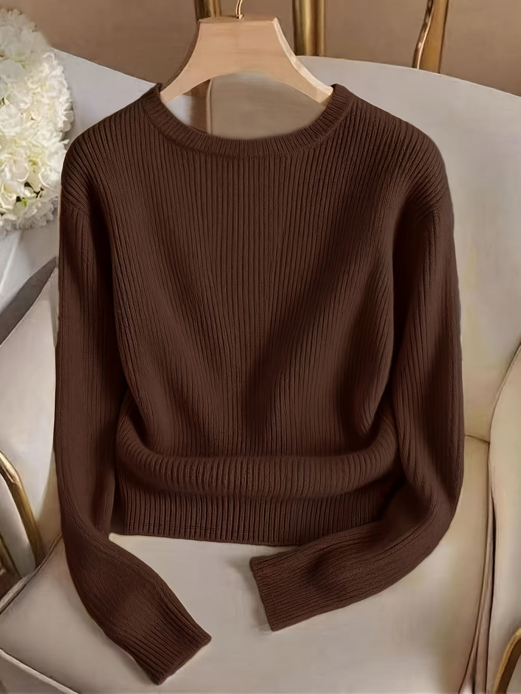 Adelaide Ribbed Knit Sweater