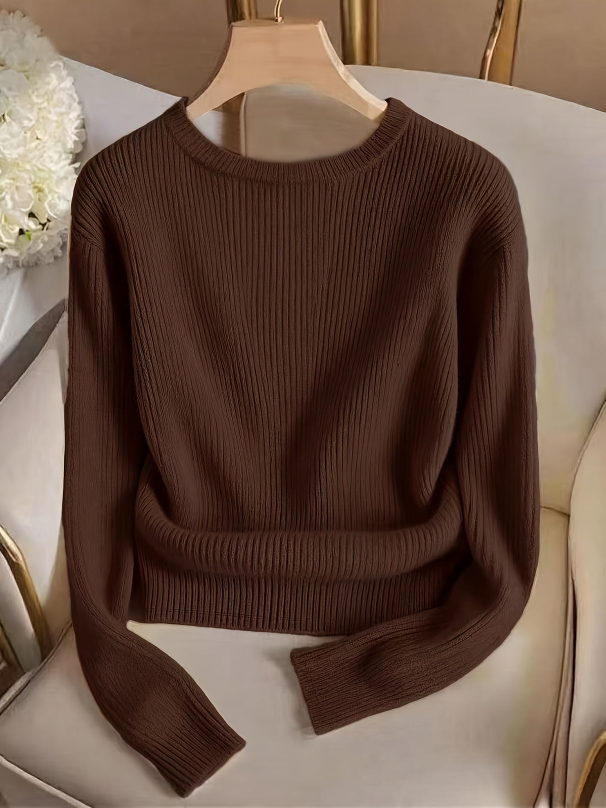 Adelaide Ribbed Knit Sweater