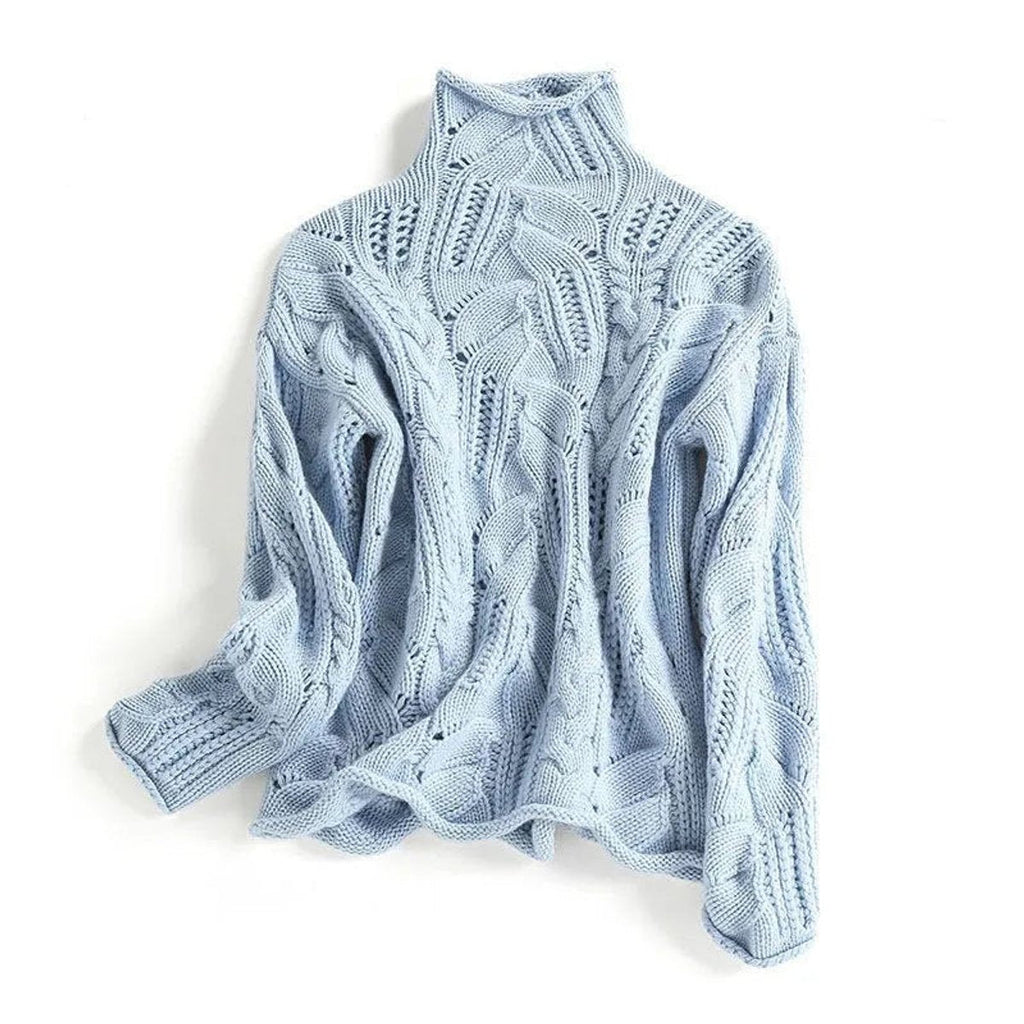 Amelia Cable Knit Turtleneck