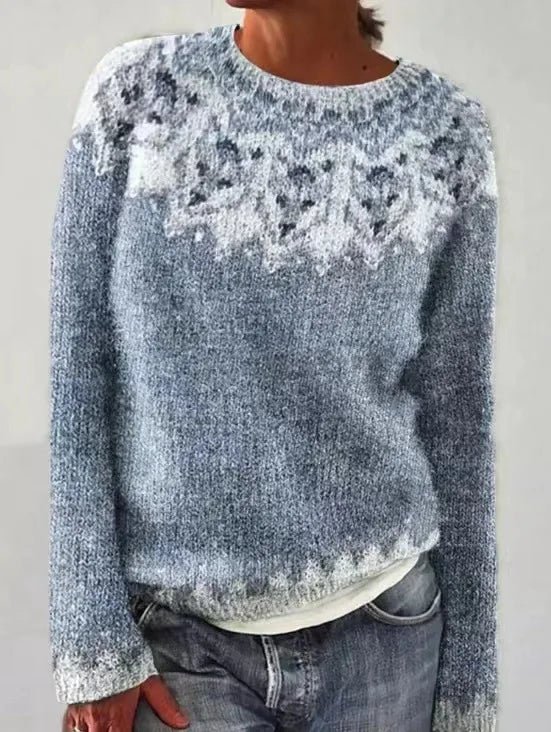 Aria Retro Stripe Sweater